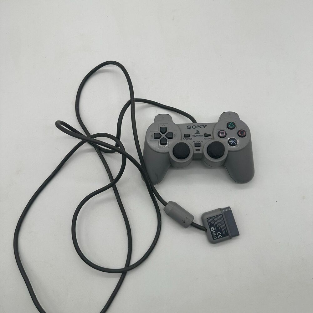 OEM Sony PlayStation 1 Dualshock Analog Controller SCPH-1200 GRAY